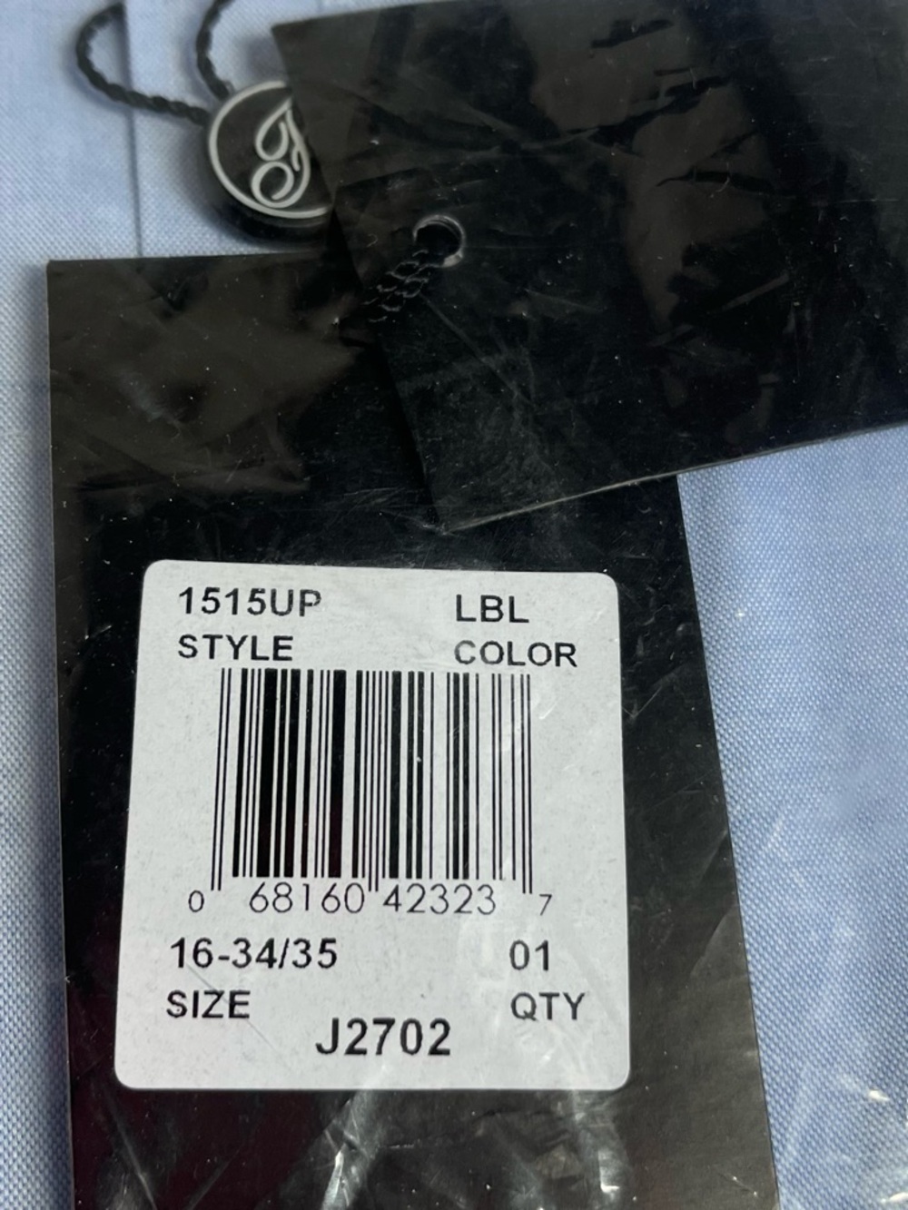 (BRAND NEW) FORSYTH OF CANADA MEN'S LIGHT BLUE DRESS SHIRT 16 34/35 - Picture 5 of 6